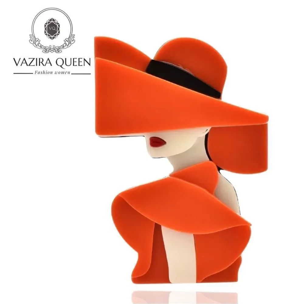 VQ Lady Brooch - Picture 1 of 5
